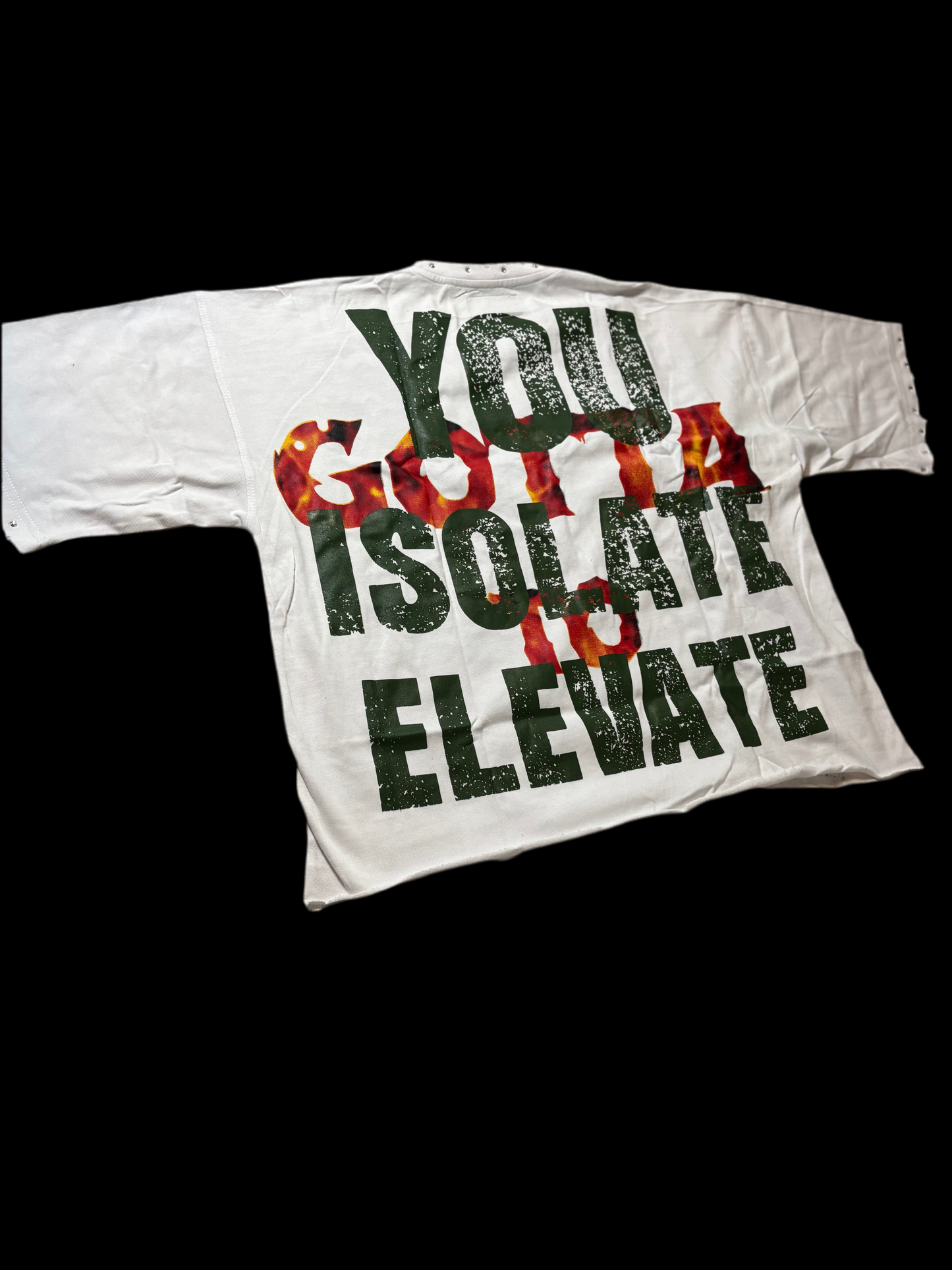 SCAWV "You Gotta Isolate To Elevate"Cropped Tee