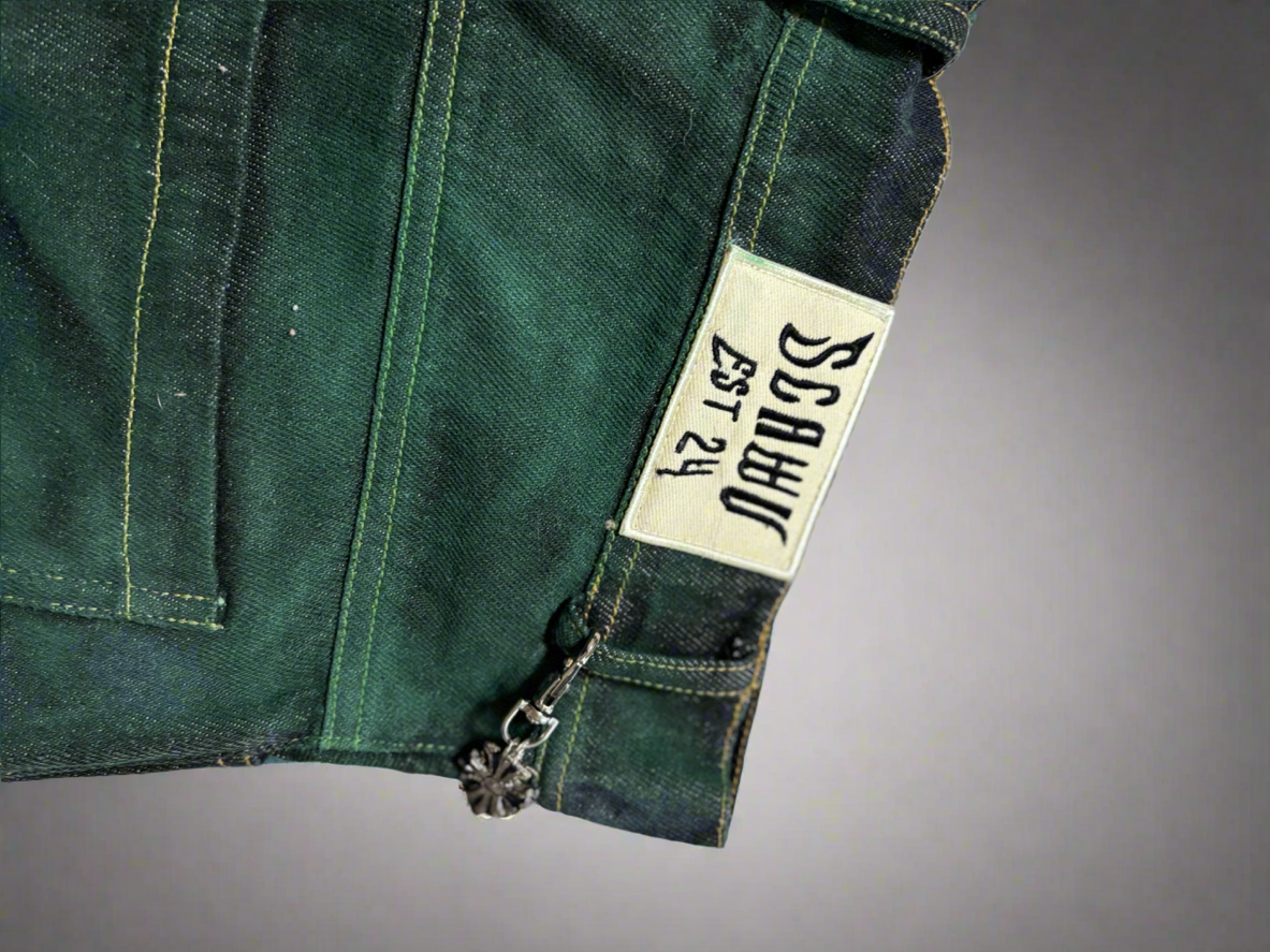SCAWV "Hulk Green" Denim Jorts