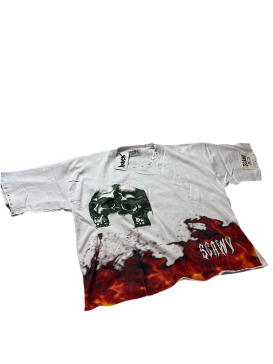 SCAWV "You Gotta Isolate To Elevate"Cropped Tee