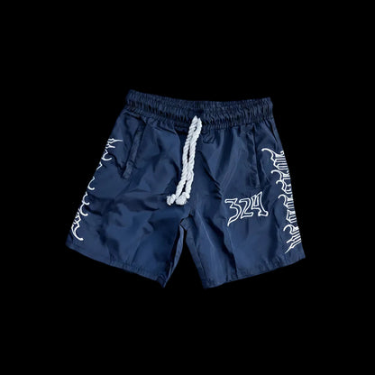 NAVY BLUE WISDOM SHORT SET