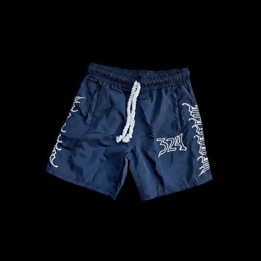 NAVY BLUE WISDOM SHORT SET